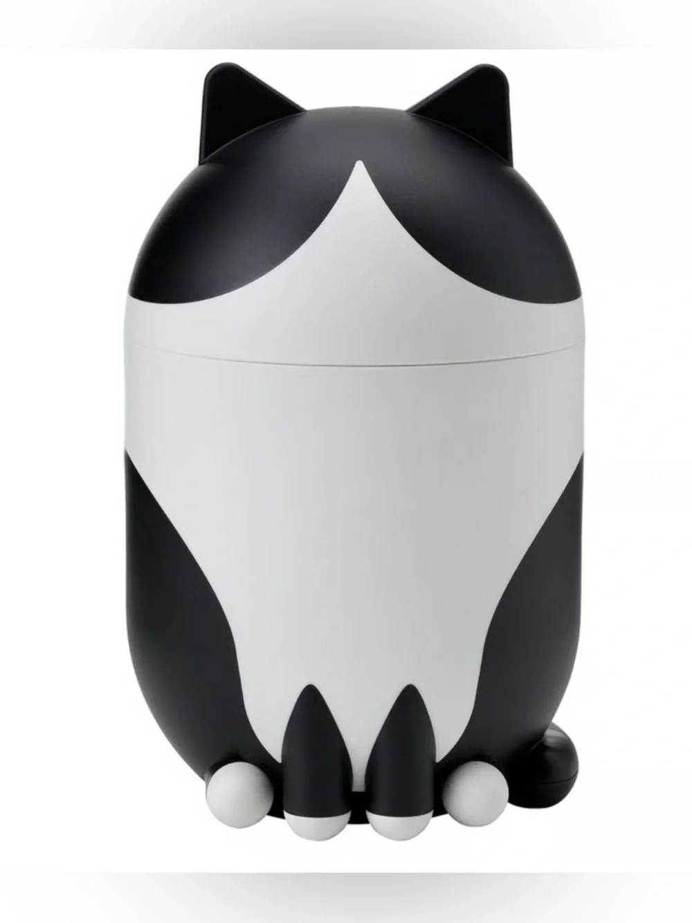 IKEA GREJSIMOJS Cat Storage Container Black and White NWT